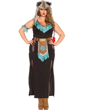 Komplet Luksus Indianerkostume