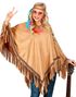 Hippie/Meksikansk/Indianer Poncho til Voksen