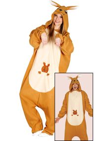 Kænguru Kigurumi Unisex Kostume