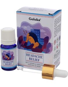 Goloka Headache Relief Blend - 100% Ren Eterisk Olie 10 ml