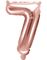 Rose Gullfarget Tallballonger 0-9 - 35 cm
