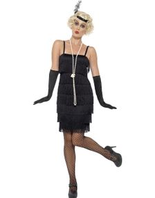 Daisy The Gatsby Flapper Damekostume - Sort