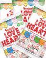 12 poser med Swizzels Love Hearts Mini - Hel Æske 