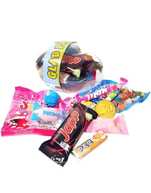 Påskeæg med blandet Påskeslik 169 gram