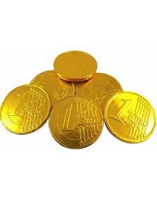1809043200_6120 stk Chokolademønter med Motiv af Euro Mønt