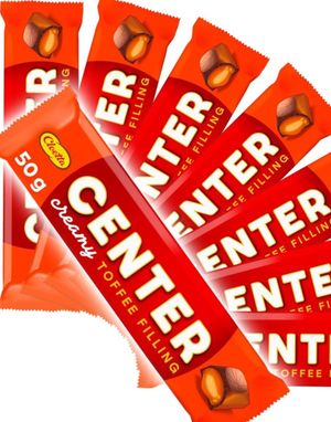 35 stk Cloetta Dubbel Center Melkesjokoladebar med Toffeefyll 1,75 gram