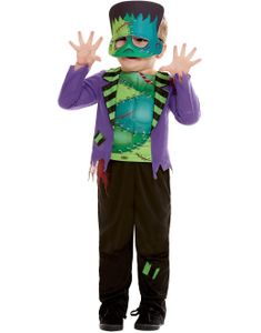 Frankenstein Børnekostume med Maske