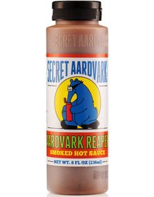 Secret Aardvark Reaper Smoked Hot Sauce - Carolina Reaper Chilisaus med Røkt Smak 236 ml (USA)