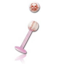 Pink Kranie 1.2 x 8 mm (piercing) 