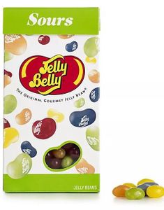 Jelly Belly Bean - Jelly Beans med syrlig frugtsmag i en stor sugetablet 100g (USA Import)