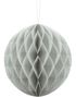 Lys Grå Honeycomb Bold VÆLG STØRRELSE 10-40 cm