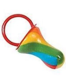 Rainbow Candy Dummy - Lille Regnbuefarvet Sut med Frugtsmag