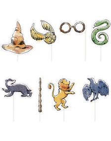 8 stk Lisensiert Harry Potter Fotoeffekter