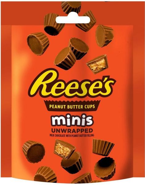 Reese's Mini Peanut Butter Cups Uden Indpakning - Pose 68 Gram (USA Import)