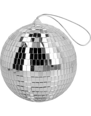 Discokule Sølvfarget 15 cm