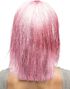 Crazy Pink - Skinnende Rosa Parykk