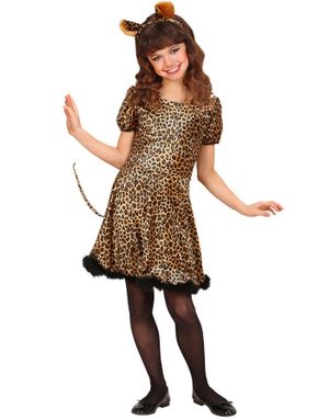 Leopardkostume til Pige - Børnekostume