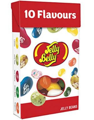 Jelly Belly Bean - Jelly Beans med 20 forskellige smagsvarianter i en stor pastilleæske 100g (USA Import)