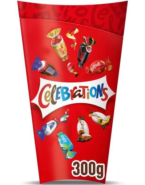 Celebrations - Gaveæske med Forskellige Kendte Chokolader 300 gram