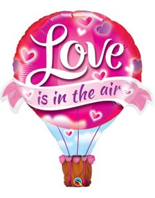 Stor Love is in the Air Luftballong Folieballong 107 cm