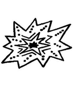 Stamptoos - Face Painting Art Stamps - Blast Stamp  (Ansigts-stempel)