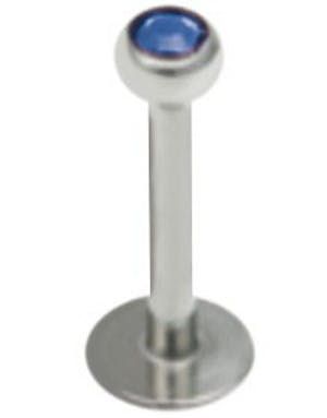 Shiny Stone - 1.2 x 8 mm - Blå Labret