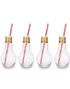 Edison Light Bulbs - 4 stk Lyspæreformede Drikkeglass 400 ml - Bar Bespoke