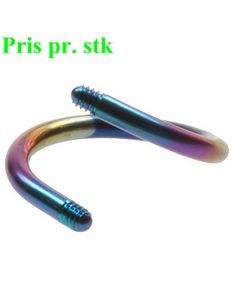 Multi Kurvet stang i Titan til 1,6 mm Kugle