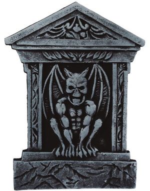 Vannkaster/Gargoyle Gravestein i Isopor 52x35