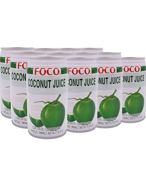 24 st FOCO Coconut Drink 350 ml - Hel Kasse (Thailand)