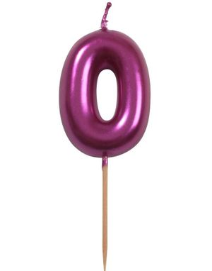 Tallet 0 - Metallisk Rosa Kakelys