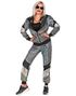 80-talls UV Glow Grilldress med Discokule-motiv til Voksen