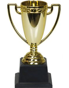 Guldfarvet Pokal 19 cm