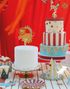 6 stk Fargerike Sirkus Beger til Snacks/Popcorn - Circus Party