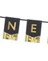 Happy New Year - Girlander med Tekst 1,35 meter