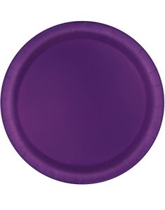 20 stk Mørkelilla Små Paptallerkener17 cm