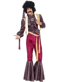 Super Sejt Hippiekostume til Mand