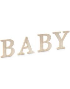 BABY - Bokstaver i Tre 19,5 cm 