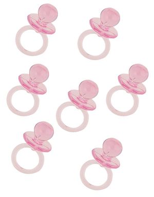 18 stk Pink Små Sutter 2,5 cm