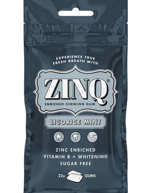 Zinq Tyggegummi med Lakris Mintsmak 31,5 gram