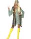 60'er Hippiekostume til Dame 4 Dele