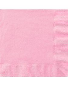 20 stk Lys Rosa Servietter 33x33 cm