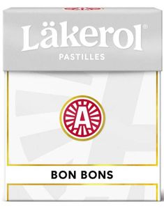 Läkerol Bon Bons / Pastiller med Peppermyntesmak 25 gram