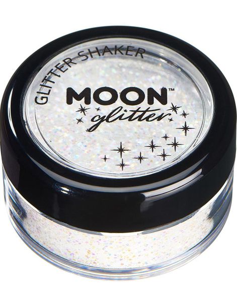 Hvid Pastelfarvet Glitter Shaker