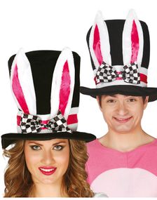 White Rabbit inspireret Top Hat med Kaninører
