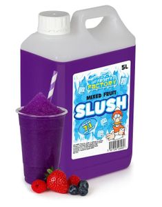 Mixed Fruit Slush-Koncentrat - 40 Liter Færdig Slush - Crazy Factory