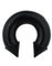 Horseshoe Spiked Ends - Sort Ørepiercing i Silikone