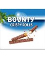 5-Pakning Bounty Crispy Rolls - Chokolade Kiksestænger med Kokosnødcreme 117 Gram