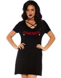 Fangtastic Sort kostumekjole med Lommer
