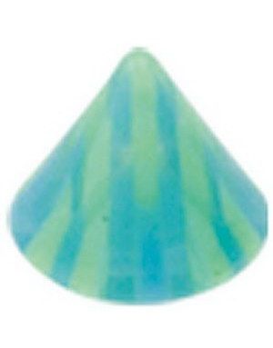 Playpoint Grøn/Blå - 4 mm Akrylkugle til 1,2 mm stang